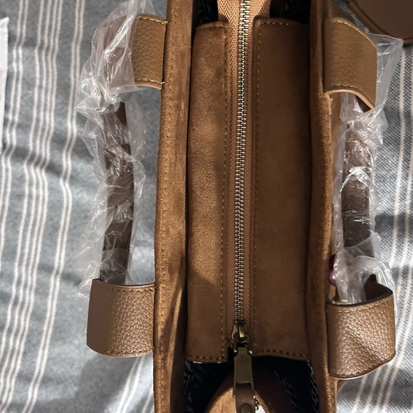 Project E Vegan Leather Shoulder Bag With Cross Body Strap and Cherries - Picture 5 of 6